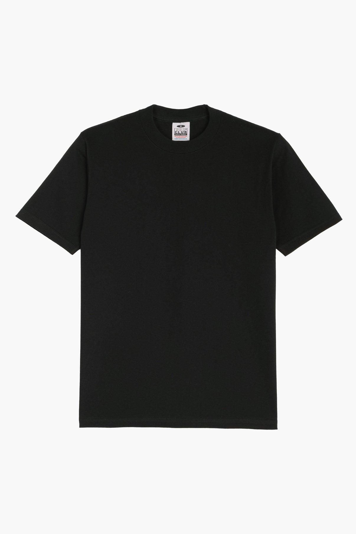 PROCLUB Men's Heavyweight Short Sleeve Tee | BLACK