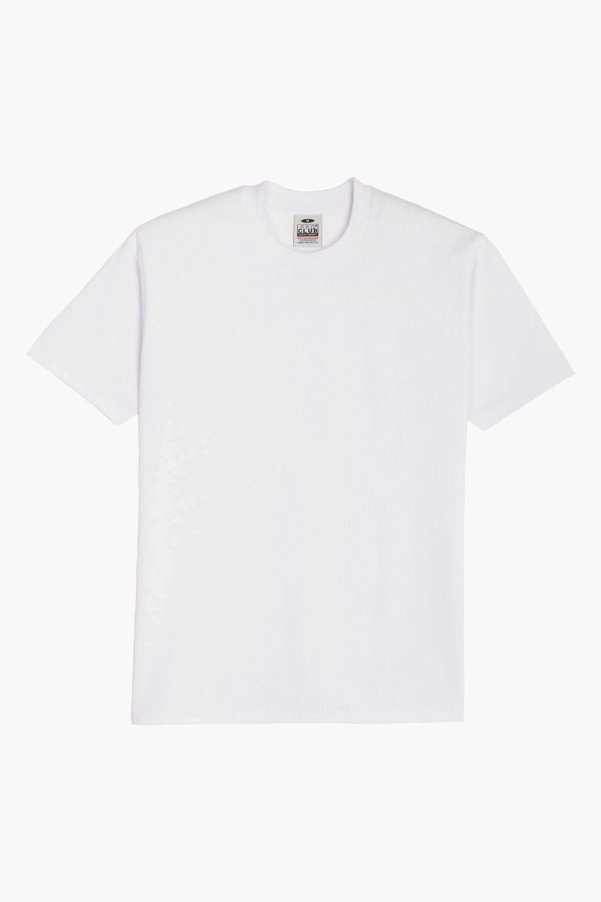 PROCLUB Men's Heavyweight Short Sleeve Tee | WHITE